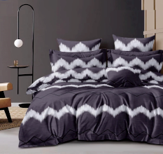 Multi-Coloured Queen Size Fitted Bedsheet with 2 Pillow Cases | Fits Up to 8 Inch Mattress | 72 x 78 Inches